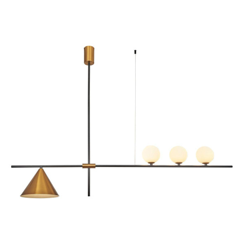 Подвесная люстра Indigo Breve 11031/4R Brass V000027 Подвесная люстра Indigo Breve 11031/4R Brass V000027