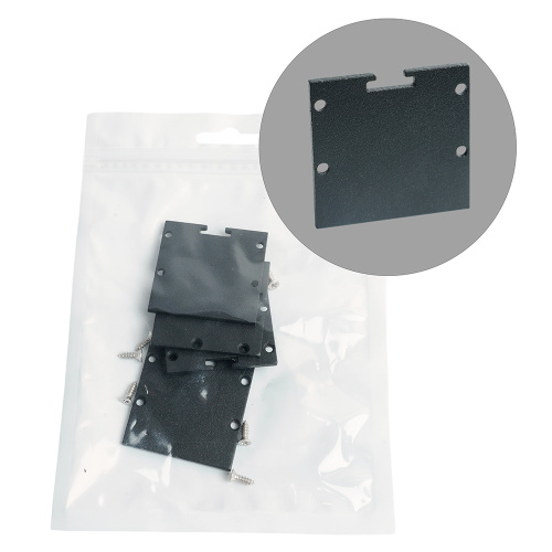 Заглушка без отверстия для профиля CAB256,  LD352 (комплект 4шт)