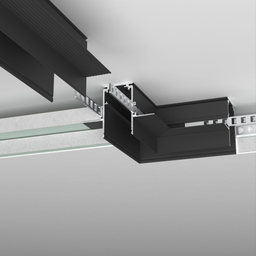 Slim Magnetic Коннектор угловой для встраиваемого шинопровода под ГКЛ 12,5мм черный 85212/00 85212/00 Slim Magnetic Коннектор угловой для встраиваемого шинопровода под ГКЛ 12,5мм черный 85212/00 85212/00