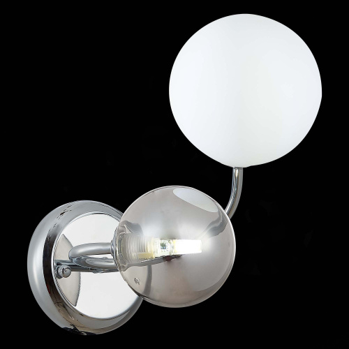 SLE220911-02 Светильник настенный Хром/Белый, Дымчатый G9 LED 2*5W FORMAE SLE220911-02 Светильник настенный Хром/Белый, Дымчатый G9 LED 2*5W FORMAE