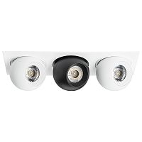 i536647464 Светильник INTERO LED 9W*3 850LM*3 24G БЕЛЫЙ/ЧЕРНЫЙ 4000K (217536+217064+217074+217064)