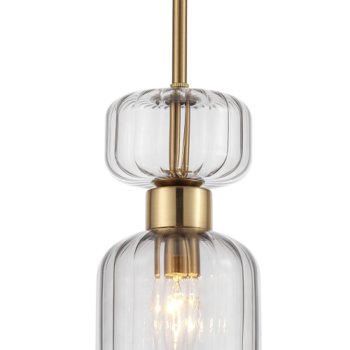 Подвесной светильник Escada 1141/1S E14*60W Antigue copper/Smoke фото 3