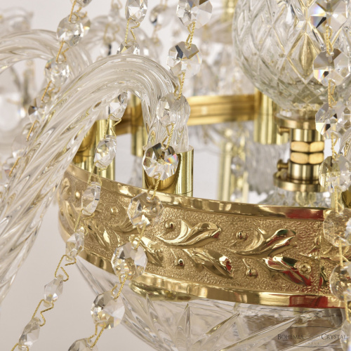 Люстра хрустальная 1451/8/160/250 G Bohemia Ivele Crystal (Богемия Ивеле Кристалл) фото 4 Люстра хрустальная 1451/8/160/250 G Bohemia Ivele Crystal (Богемия Ивеле Кристалл) фото 4
