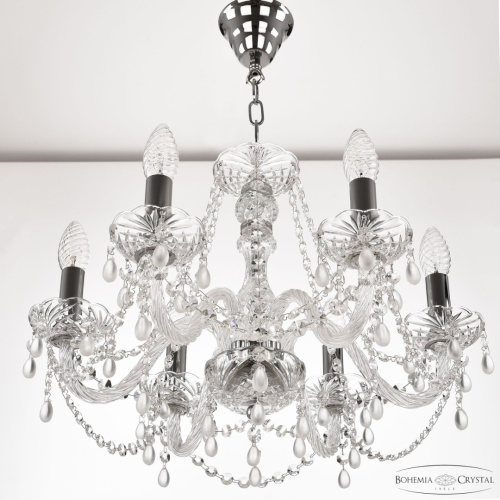 Люстра хрустальная 112/6/165 Ni V7010 Bohemia Ivele Crystal (Богемия Ивеле Кристалл) фото 4 Люстра хрустальная 112/6/165 Ni V7010 Bohemia Ivele Crystal (Богемия Ивеле Кристалл) фото 4