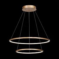 ST603.243.56 Светильник подвесной ST-Luce Золотистый/Белый LED 1*56W 4000K Подвесные светильники