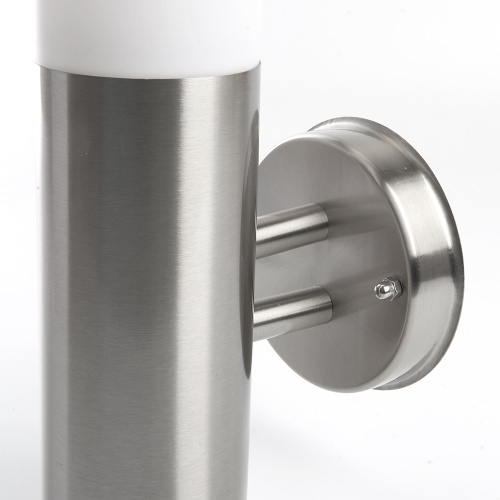 Светильник садово-парковый Feron DH021-B, Техно на стену вверх, 18W E27 230V, серебро фото 3