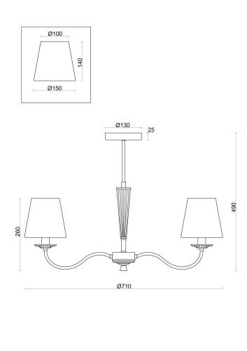 Люстра Freya FR2027PL-03N фото 2