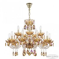 Люстра хрустальная 5417/10+5/240 G  Shampan/M-1H K777 Bohemia Ivele Crystal (Богемия Ивеле Кристалл)