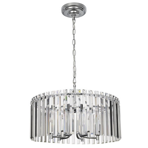 Citilux Джейн CL306161 Хрустальная подвесная люстра Хром фото 3 Citilux Джейн CL306161 Хрустальная подвесная люстра Хром фото 3