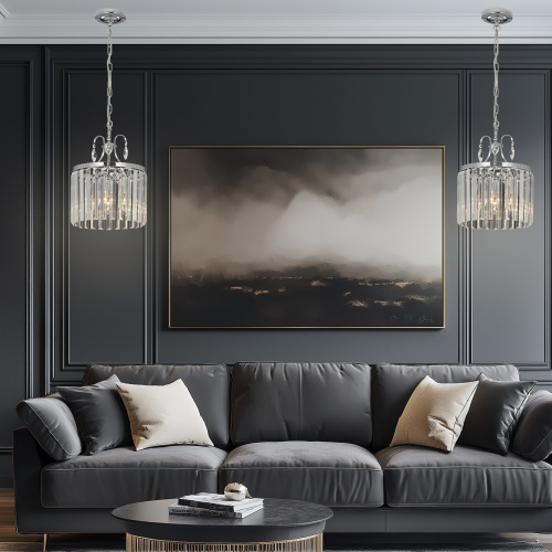 Citilux Инга CL335131 Люстра хрустальная подвесная Хром фото 6 Citilux Инга CL335131 Люстра хрустальная подвесная Хром фото 6