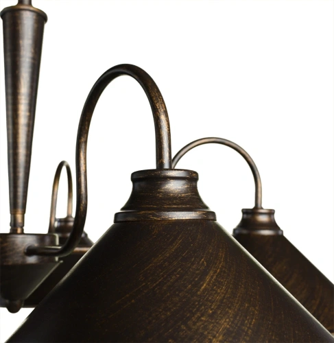 Подвесная люстра Arte Lamp BEVEL A9330LM-5BR фото 3 Подвесная люстра Arte Lamp BEVEL A9330LM-5BR фото 3