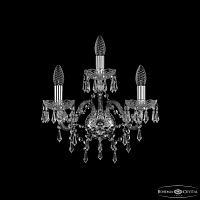 Бра хрустальные 1403B/2+1/160 Ni Bohemia Ivele Crystal (Богемия Ивеле Кристалл)