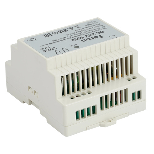 Трансформатор электронный для светодиодной ленты и оборудования на DIN-рейку 60W 24V 77*92*56мм IP20, LB008 фото 6