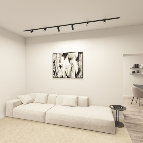 DK6060-BK Трековый светильник IP 20, 15 Вт, GU10, черный, алюминий фото 6 DK6060-BK Трековый светильник IP 20, 15 Вт, GU10, черный, алюминий фото 6