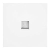 Розетка компьютерная 1-местная RJ-45 (механизм), STEKKER, серия Мия, RST00-3117-01, белая магнолия