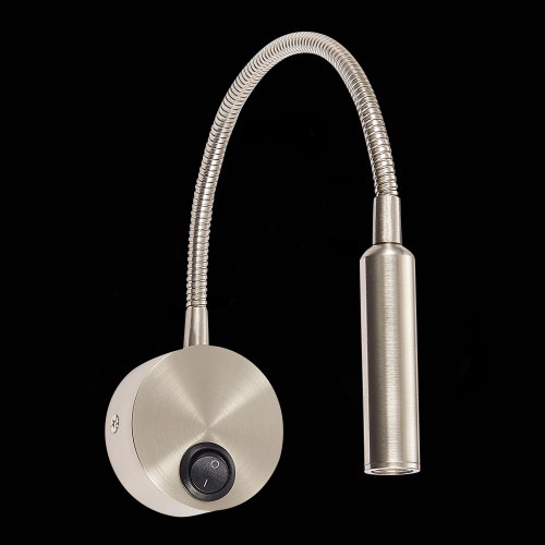 ST653.131.01 Светильник настенный ST-Luce Никель/Никель LED 1*3W 3000K Настенные светильники фото 4