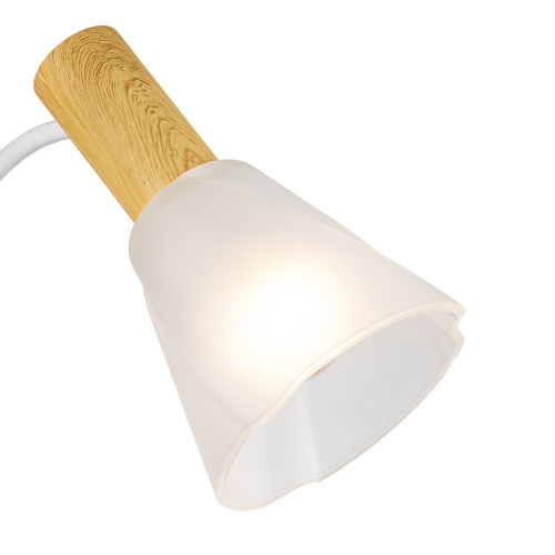 Светильник на штанге Escada 1131/3P E14*40W White/Wood фото 4 Светильник на штанге Escada 1131/3P E14*40W White/Wood фото 4