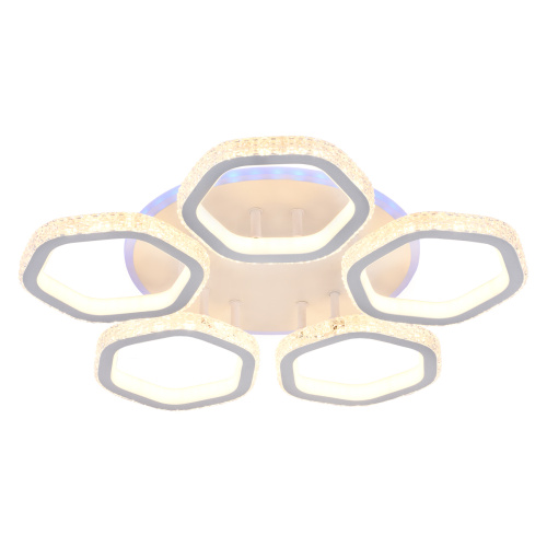 Потолочный светильник Escada 10263/5 LED*180+8W White фото 3 Потолочный светильник Escada 10263/5 LED*180+8W White фото 3