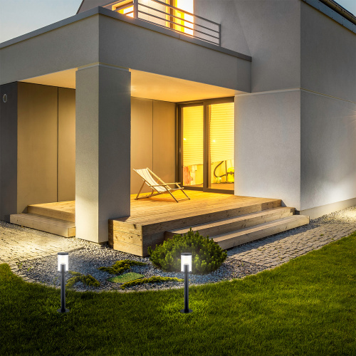 Напольный светильник Escada 30003G/01 E27*40W IP44 Dark grey фото 3