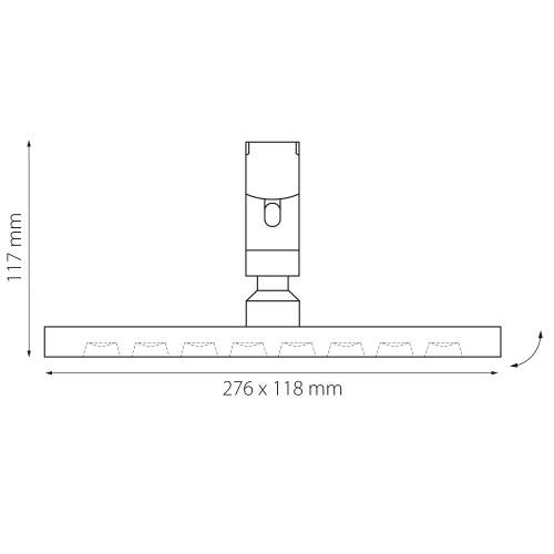 267637 Светильник 48V д/1-фазн трека DUE LED 24W 1500LM 90G ЧЕРНЫЙ 3000K IP20 фото 7