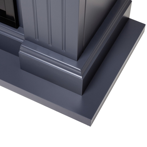 Каминокомплект ONTARIO/ЛЕОНАРДО Графит с очагом Электроочаг SAPHIR/САПФИР 42 фото 5