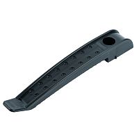 Держатель кабеля для прямого монтажа односторонний ДКО-2 STEKKER PMHR1B, черный (20 шт в упаковке)