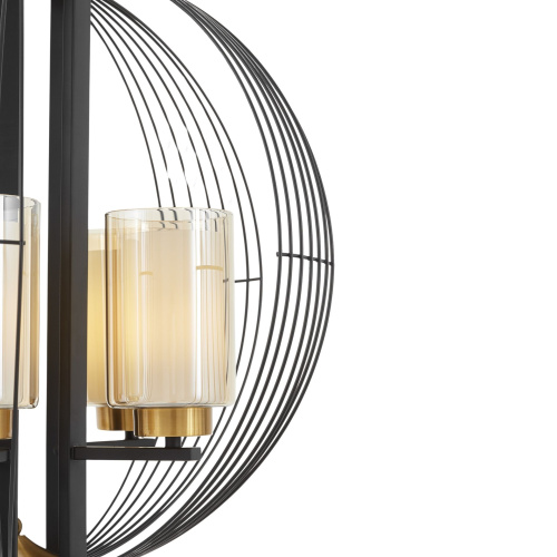 Подвесной светильник Lumina Deco Ponti LDP 1245-5 BK+MD фото 3 Подвесной светильник Lumina Deco Ponti LDP 1245-5 BK+MD фото 3