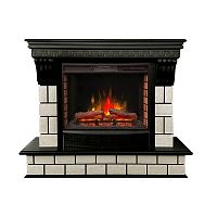 Электрокамин RealFlame Castle 25,5 AO античный дуб с очагом Sparta 25,5 LED