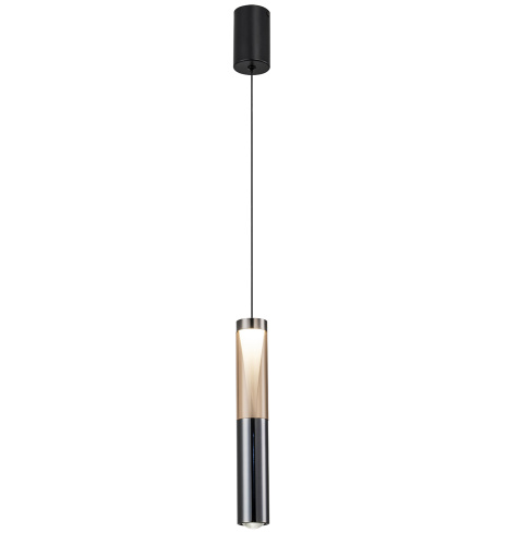 Подвесной светильник Escada 609/S LED*7W Grey/Black Подвесной светильник Escada 609/S LED*7W Grey/Black