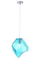 Crystal Lux Светильник подвесной Crystal Lux NUESTRO SP1 CHROME/BLUE