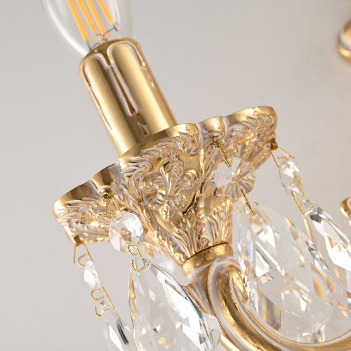 Бра с хрустальными подвесками AL7801B14/2/175 A GW Bohemia Ivele Crystal (Богемия Ивеле Кристалл) фото 7