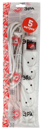 Удлинитель ЭРА 5гн 5м б/з U-5s-5m-2x1 Б0044057 фото 2