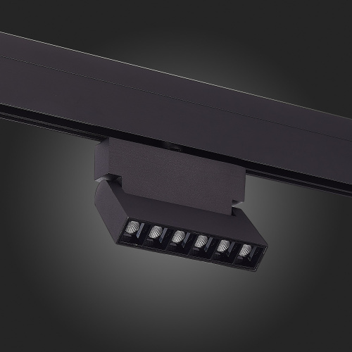 ST362.436.06 Магнитный трековый светильник Черный LED 1*6W 3000K 532Lm Ra>80 36° IP20 L120xW22xH134 SKYLINE 48 фото 2