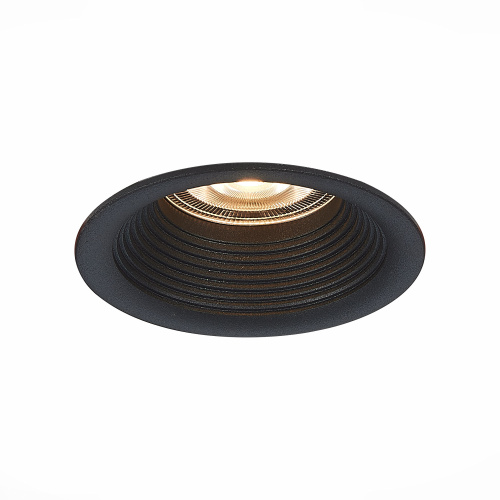 ST202.408.01 Св-к встр. Черный GU10 1*50W  D89xH40 220V Без ламп Встраиваемые светильники фото 7