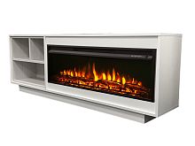 Каминокомплект МАРГО Белый с очагом Электроочаг FLASH/ФЛЭШ 36