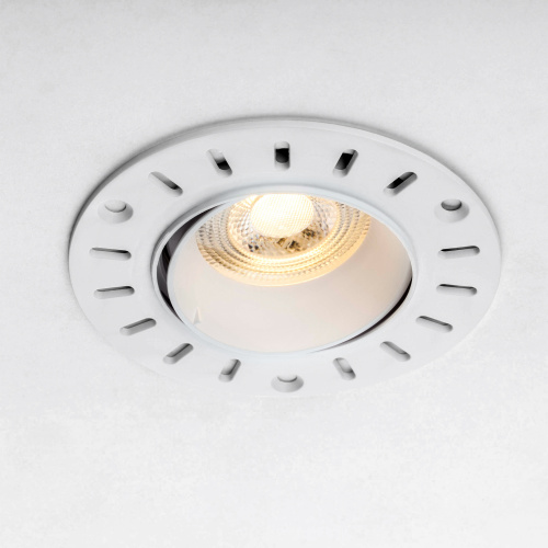 012006 Рамка (светильник) PVC д/LED-модулей 941хх и LED-ламп D50мм ANELLO ROUND БЕЛЫЙ фото 2