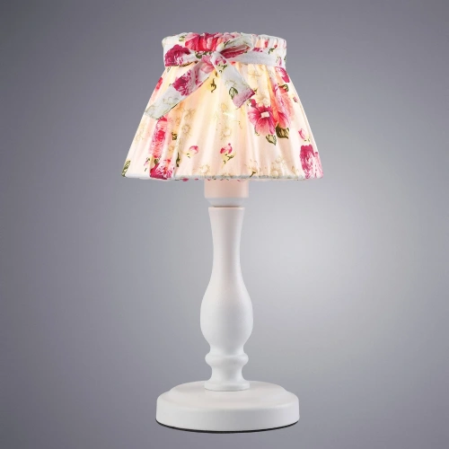 Декоративная настольная лампа Arte Lamp MARGHERITA A7021LT-1WH фото 2