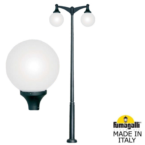 Fumagalli Парковый фонарь FUMAGALLI EKTOR 4000 MIDIPILAR/GLOBE 400 modern 2L G41.372.A20.AYE27DN Fumagalli Парковый фонарь FUMAGALLI EKTOR 4000 MIDIPILAR/GLOBE 400 modern 2L G41.372.A20.AYE27DN