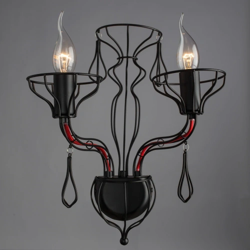 Бра Arte Lamp ARTEFACT A3225AP-2BK фото 2