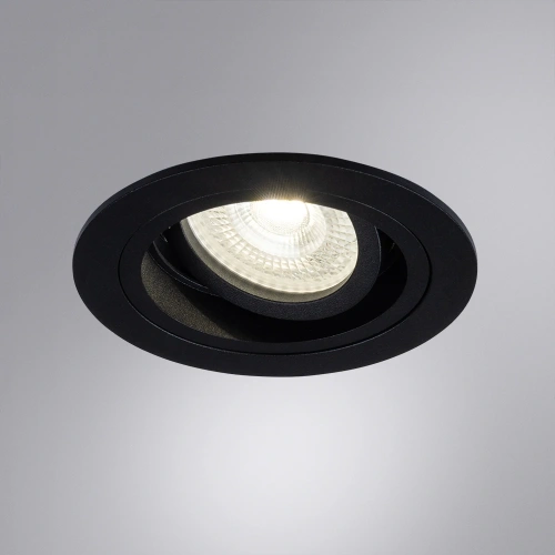 Точечный встраиваемый светильник ARTE LAMP TARF A2177PL-1BK фото 2