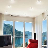 357585 SPOT NT18 538 белый Встраиваемый светильник IP44 LED 3000K 10W 100-265V METIS