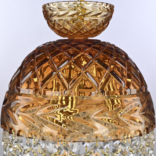 Подвесной светильник 5478/22 G Amber/M-1F Drops Bohemia Ivele Crystal (Богемия Ивеле Кристалл) фото 3 Подвесной светильник 5478/22 G Amber/M-1F Drops Bohemia Ivele Crystal (Богемия Ивеле Кристалл) фото 3