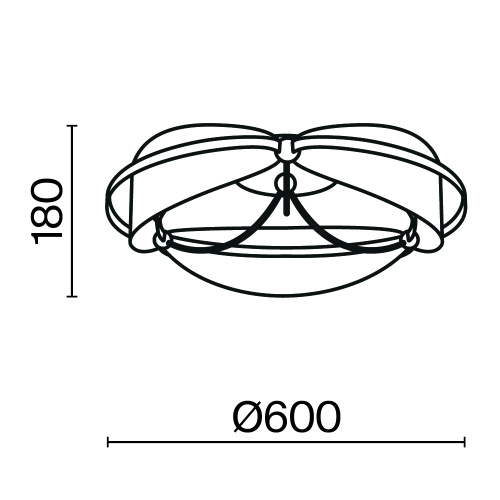 Потолочный светильник Maytoni MOD281CL-L45BS3K фото 4