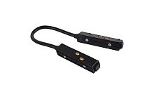 Crystal Lux Соединитель питания для магнитного шинопровода угловой Crystal Lux CLT 0.203 04 BL