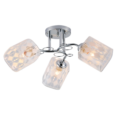 Потолочный светильник Escada 1106/3PL E27*40W Chrome Потолочный светильник Escada 1106/3PL E27*40W Chrome