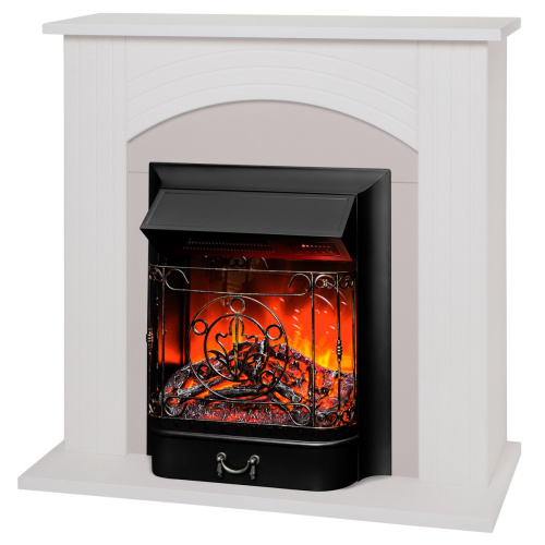 Электрокамин RealFlame Hanna WT с очагом Majestic Lux Black RC фото 3