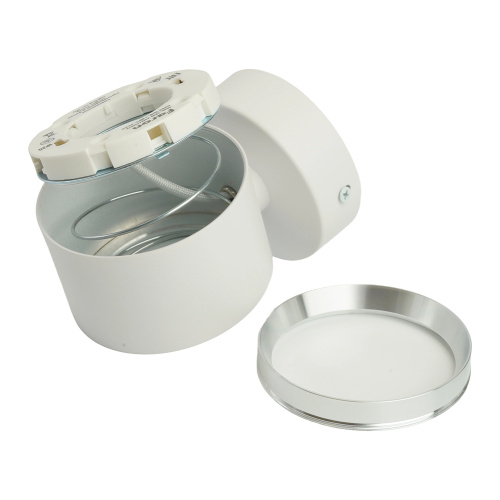 Светильник  настенный Feron HL4598  Barrel DUET 12W, 230V,GX53, белый + хром IP20 фото 9