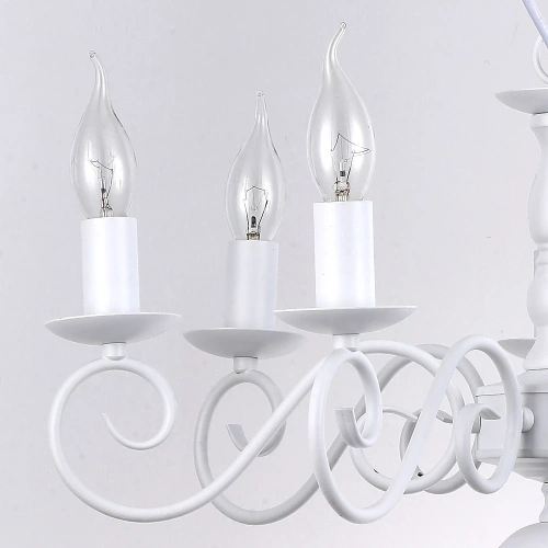 Подвесная люстра Arte Lamp ISABEL A1129LM-7WH фото 3 Подвесная люстра Arte Lamp ISABEL A1129LM-7WH фото 3