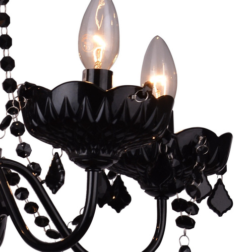 Подвесная люстра Arte Lamp ODILLIA A8918LM-5BK фото 3 Подвесная люстра Arte Lamp ODILLIA A8918LM-5BK фото 3