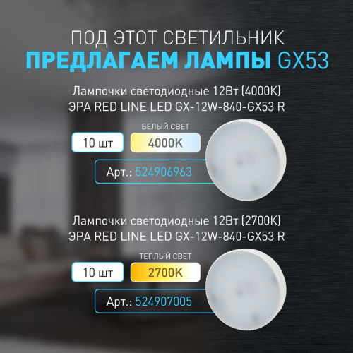 Настенно-потолочный светильник ЭРА OL37 BK Б0056384 фото 8 Настенно-потолочный светильник ЭРА OL37 BK Б0056384 фото 8